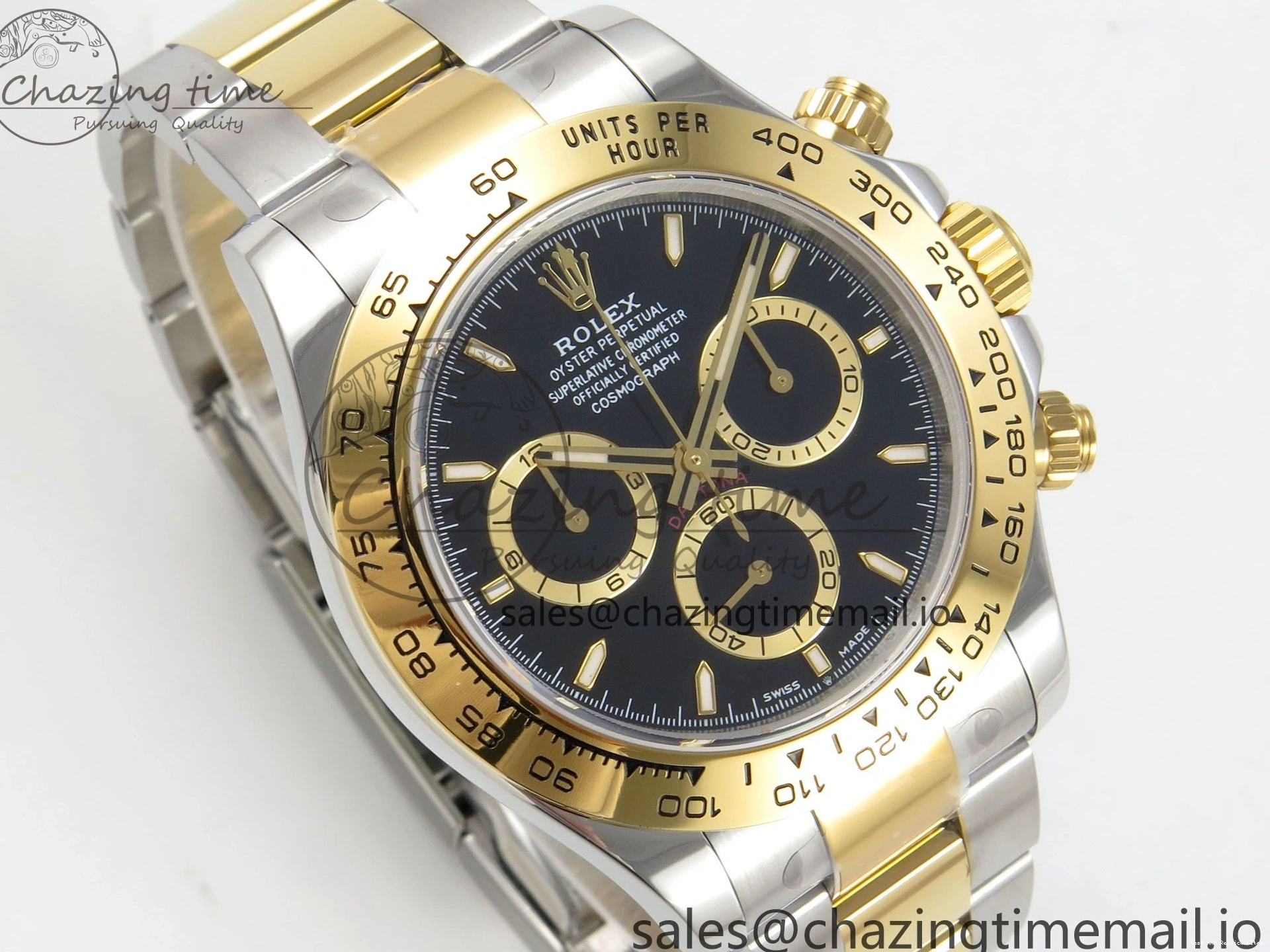 Best AAA Replica Sites SS Premium 904L Clone 126503 1:1 Dial on DD Black Clean Edition Bracelet Super 240 Best Daytona YG 1231